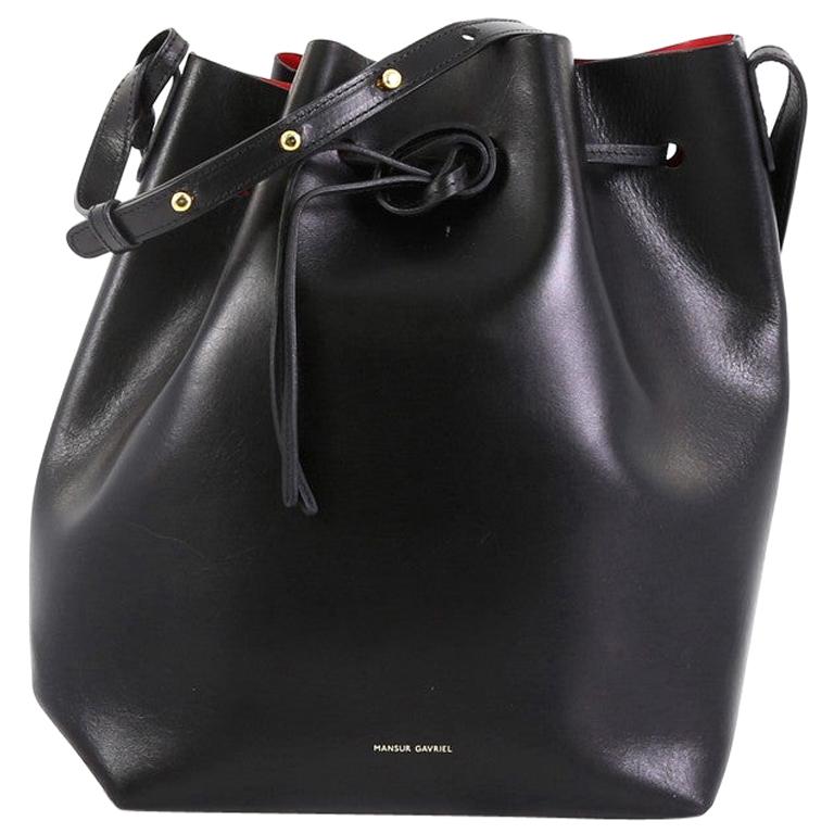 Mansur Gavriel Bucket Bag Leather Large at 1stDibs