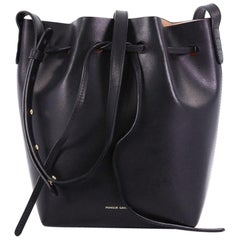 Used Mansur Gavriel Bucket Bag Leather Mini