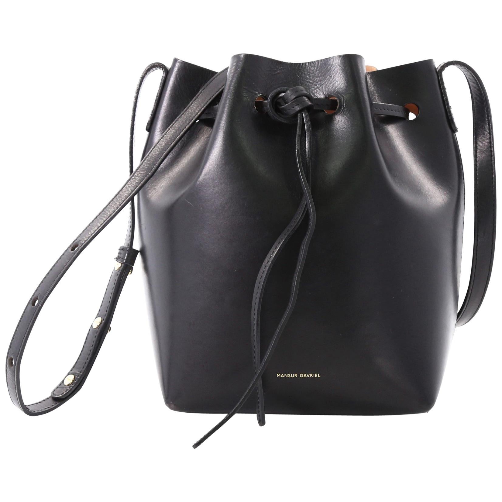 Mansur Gavriel Bucket Bag Leather Mini