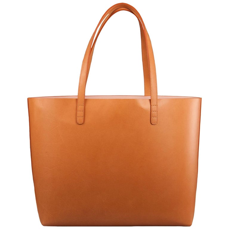 Mansur Gavriel Cammello/Rosa Leather Large Tote For Sale at 1stdibs