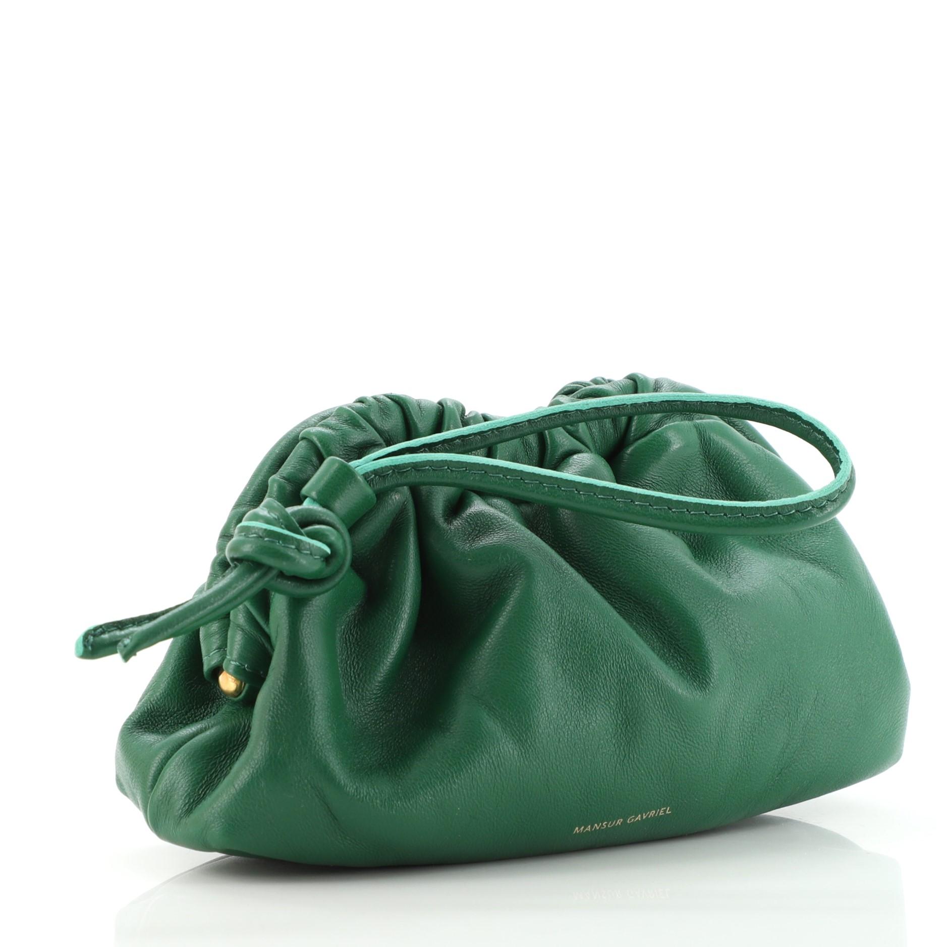 mansur gavriel mini cloud wristlet