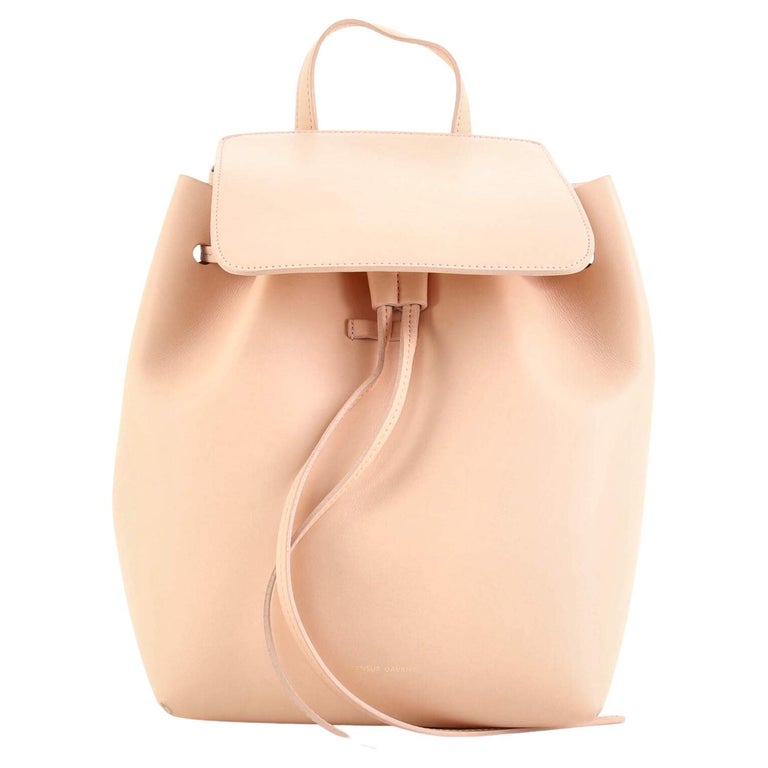 Drawstring Backpack Mimi Mansur Gavriel Drawstring Backpack Leather Mini For Sale at 1stDibs