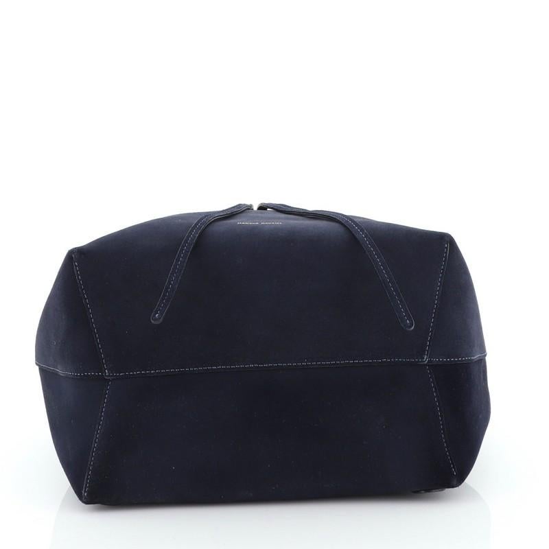 Mansur Gavriel Drawstring Backpack Suede Mini In Good Condition In NY, NY