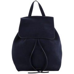 Used Mansur Gavriel Drawstring Backpack Suede Mini