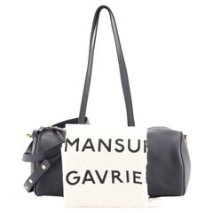 Mansur Gavriel Duffle Bag Leather Mini Blue