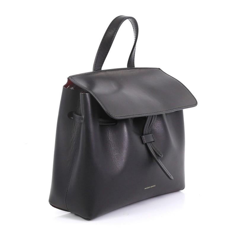 Black Mansur Gavriel Lady Bag Leather Mini Mini