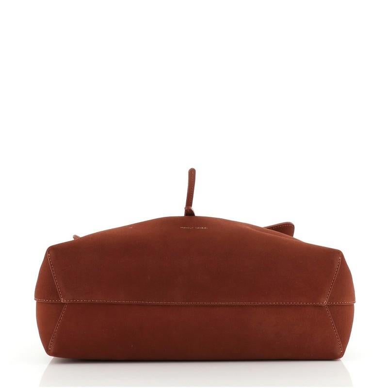 Brown Mansur Gavriel Lady Bag Suede Medium