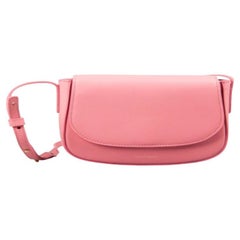 Mansur Gavriel Light Pink Leather Mini Crossbody Bag