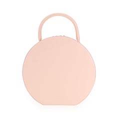 Mansur Gavriel Pink Calfskin Leather Circle Bag