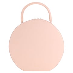 Mansur Gavriel Pink Calfskin Leather Circle Bag