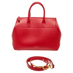 Mansur Gavriel Red Leather Handbag
