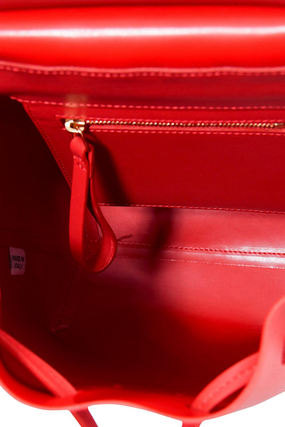Women's Mansur Gavriel Red Leather Mini Backpack