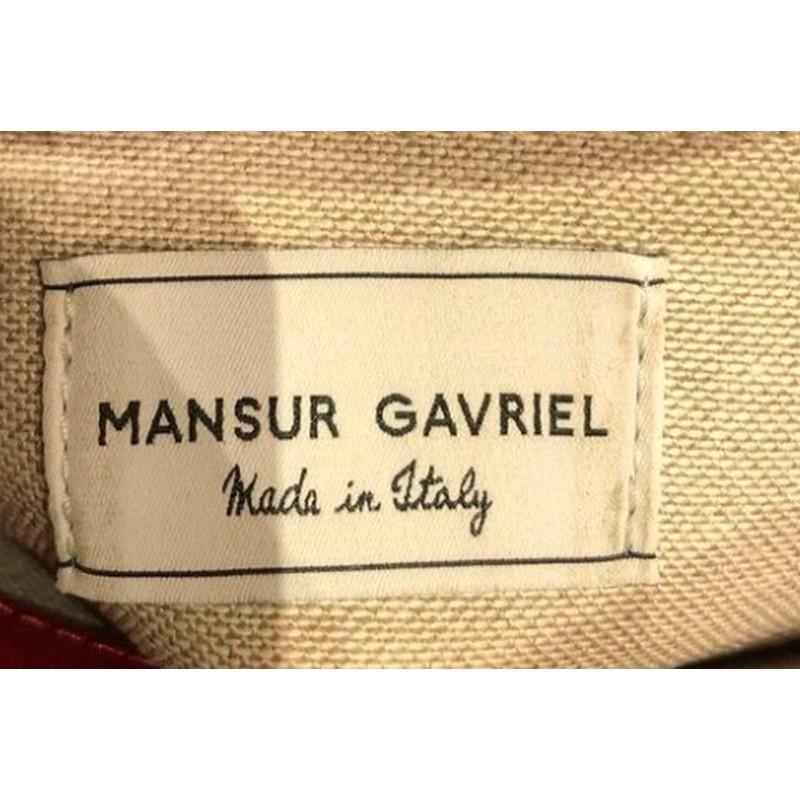 Mansur Gavriel Saddle Bag Leather Mini 3