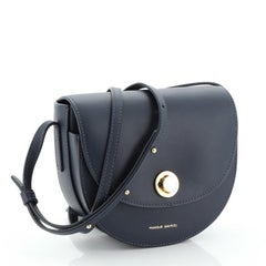 Mansur Gavriel Saddle Bag Leather Mini