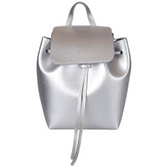 Mansur Gavriel Siler/Aregnto Leather Backpack