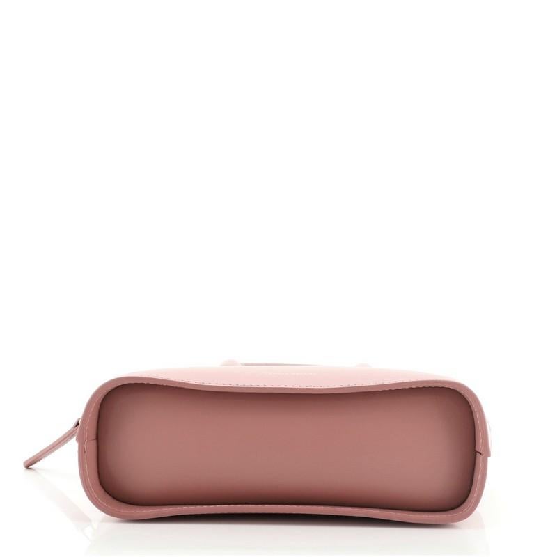 Mansur Gavriel Top Handle Bag Leather Mini In Good Condition In NY, NY