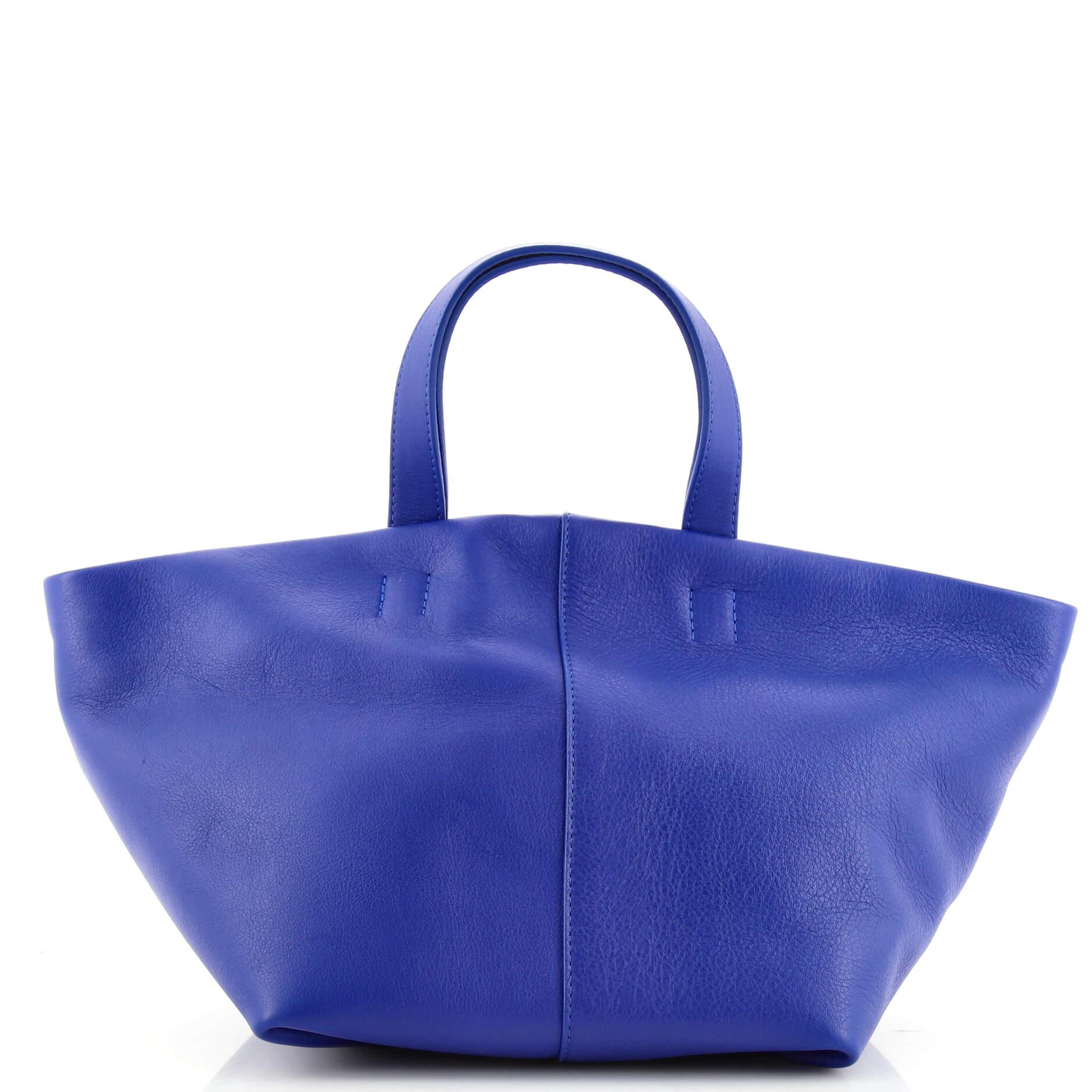 Purple Mansur Gavriel Tulipano Bag Leather