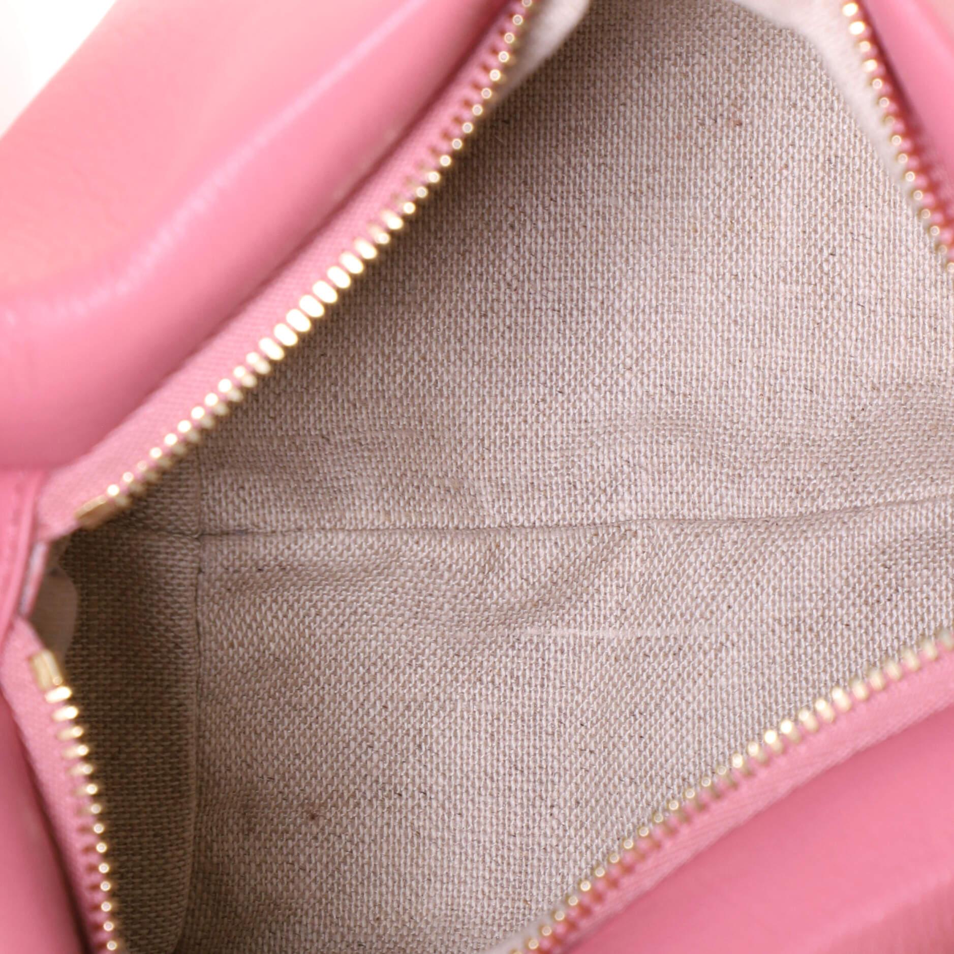 Pink Mansur Gavriel Tulipano Handbag Leather Mini