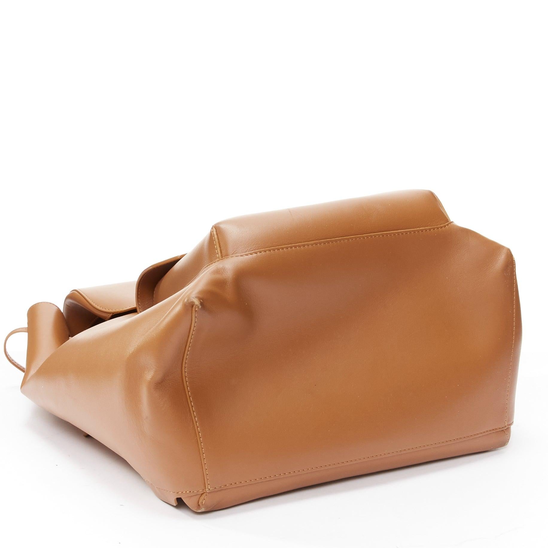 MANSUR GAVRIEL vegetable tanned calfskin leather minimal classic backpack bag 6