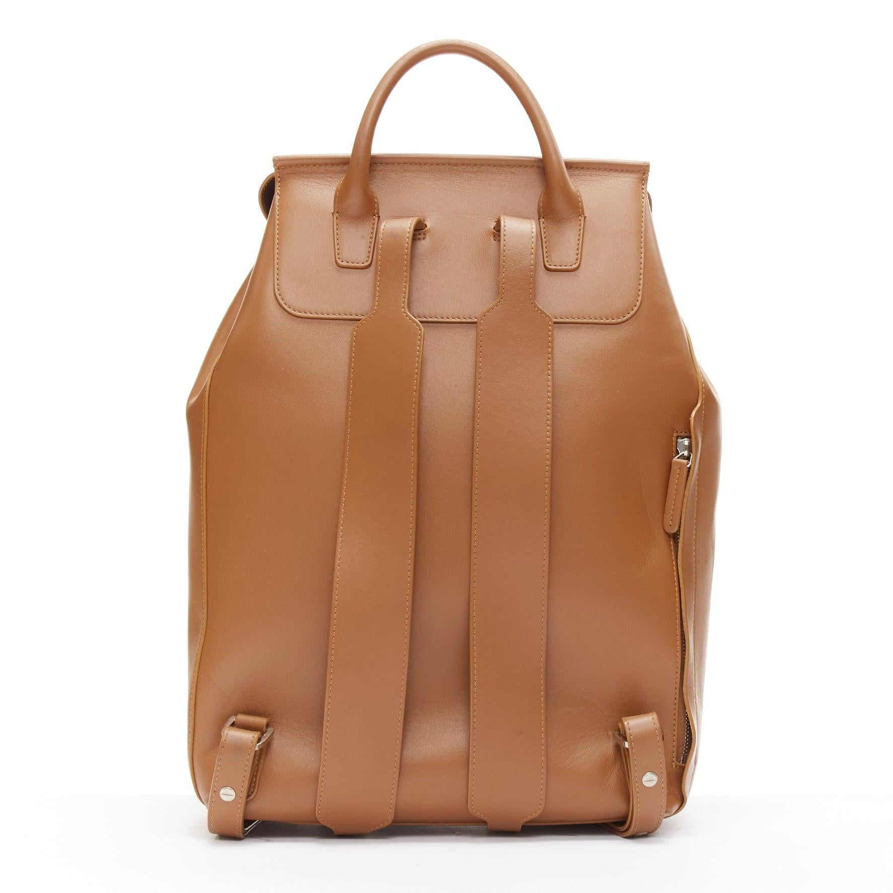 MANSUR GAVRIEL vegetable tanned calfskin leather minimal classic backpack bag 1