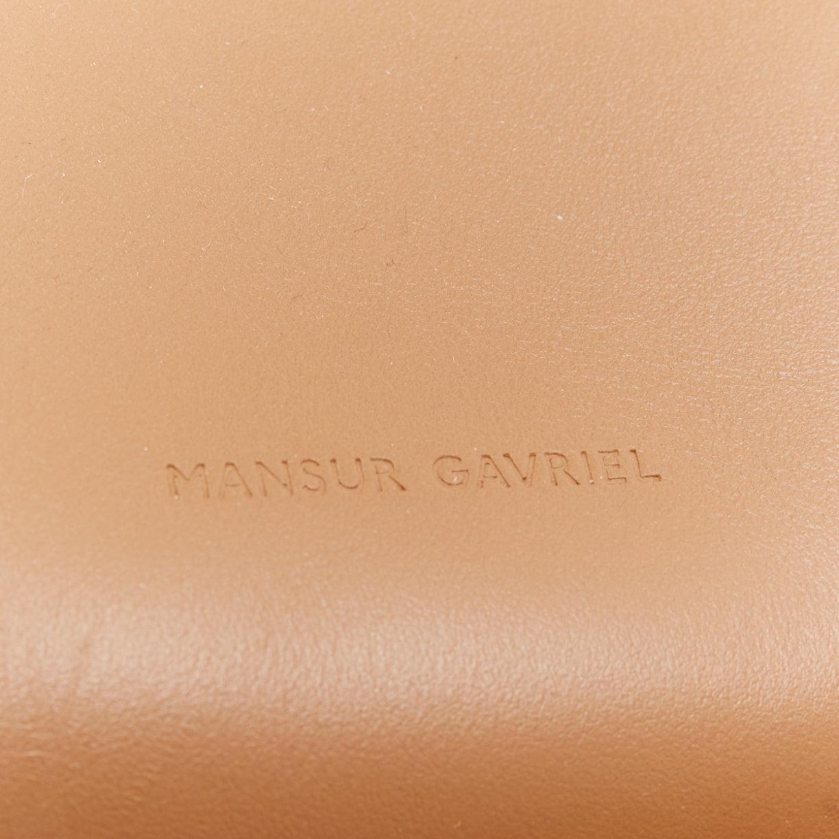 MANSUR GAVRIEL vegetable tanned calfskin leather minimal classic backpack bag 2