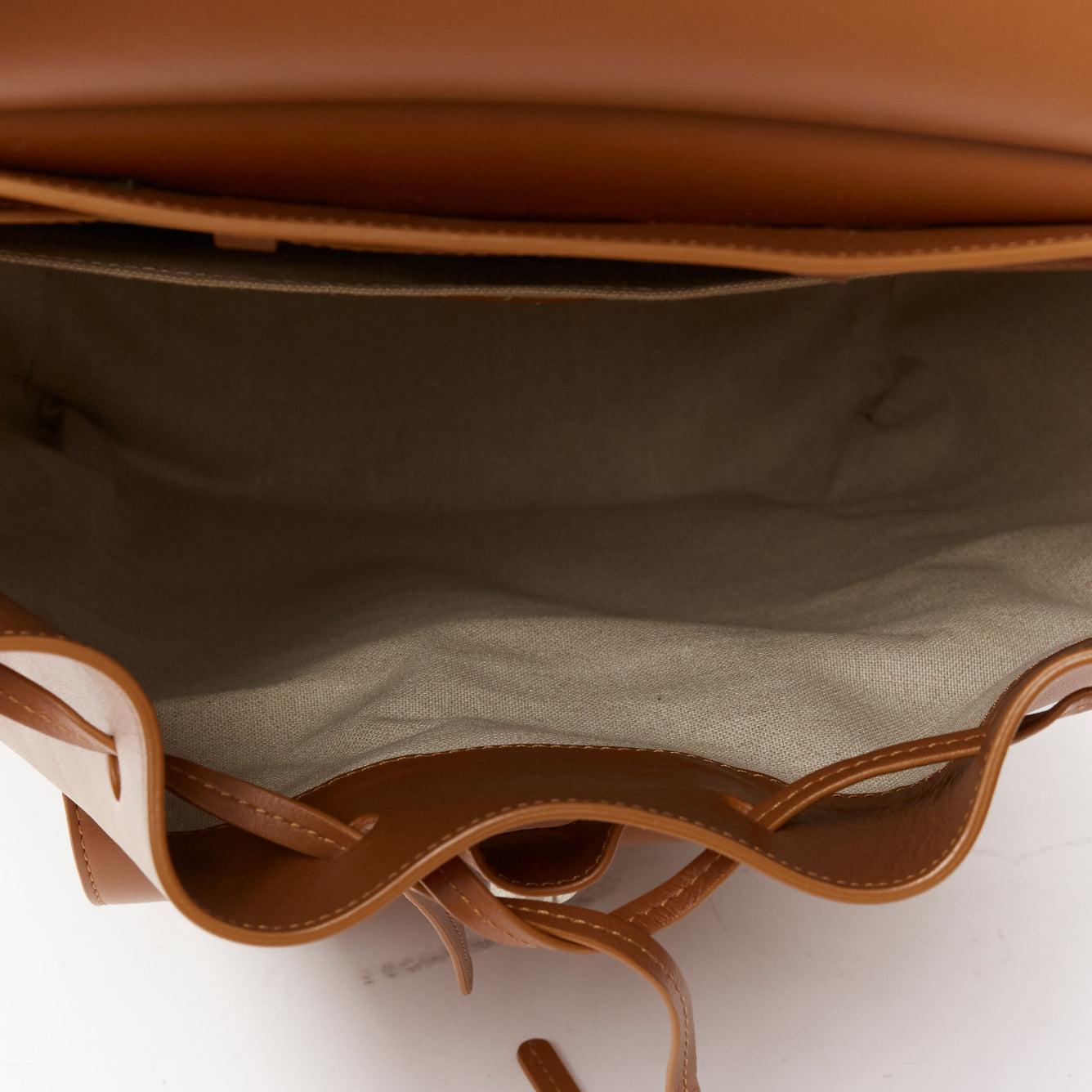 MANSUR GAVRIEL vegetable tanned calfskin leather minimal classic backpack bag 4