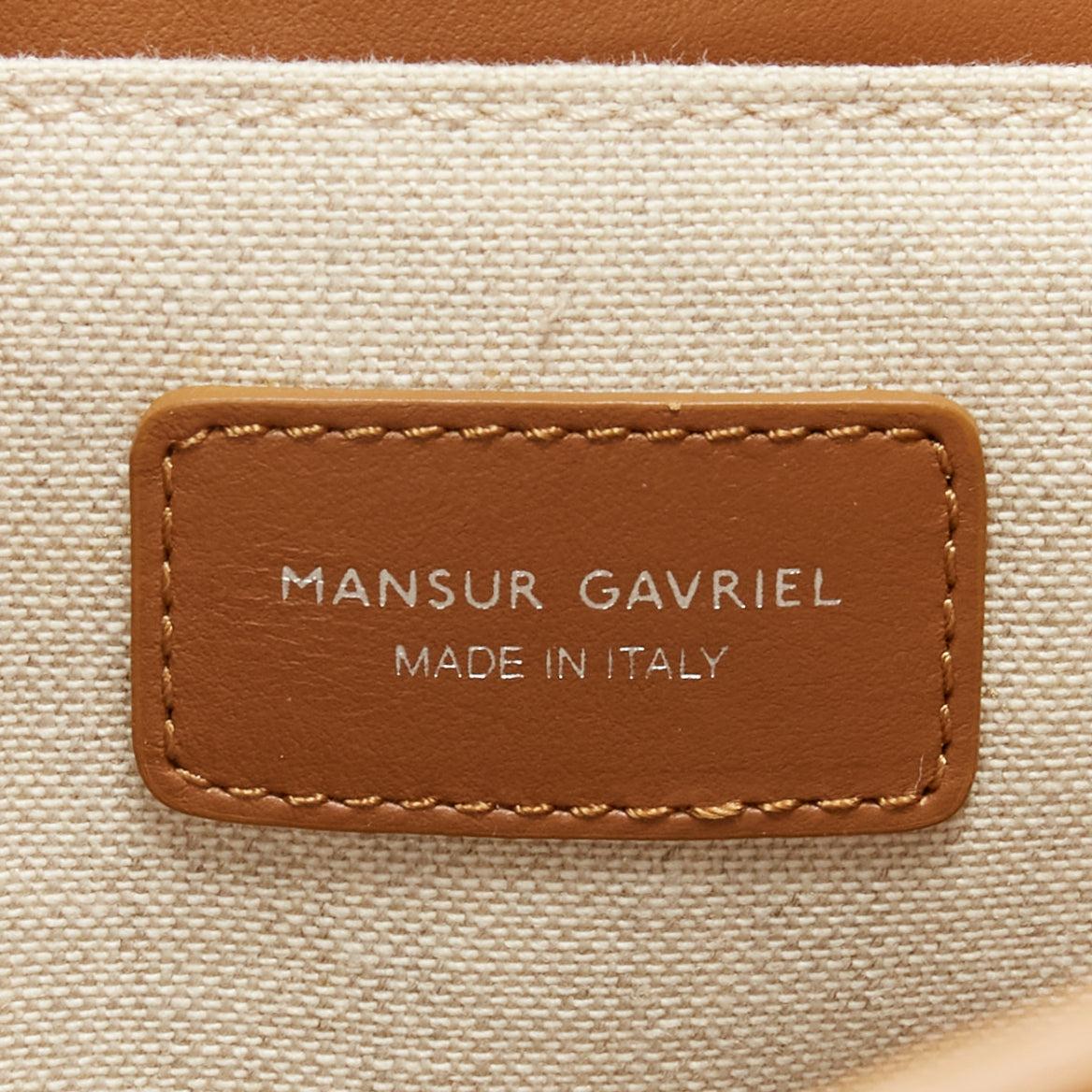MANSUR GAVRIEL vegetable tanned calfskin leather minimal classic backpack bag 5