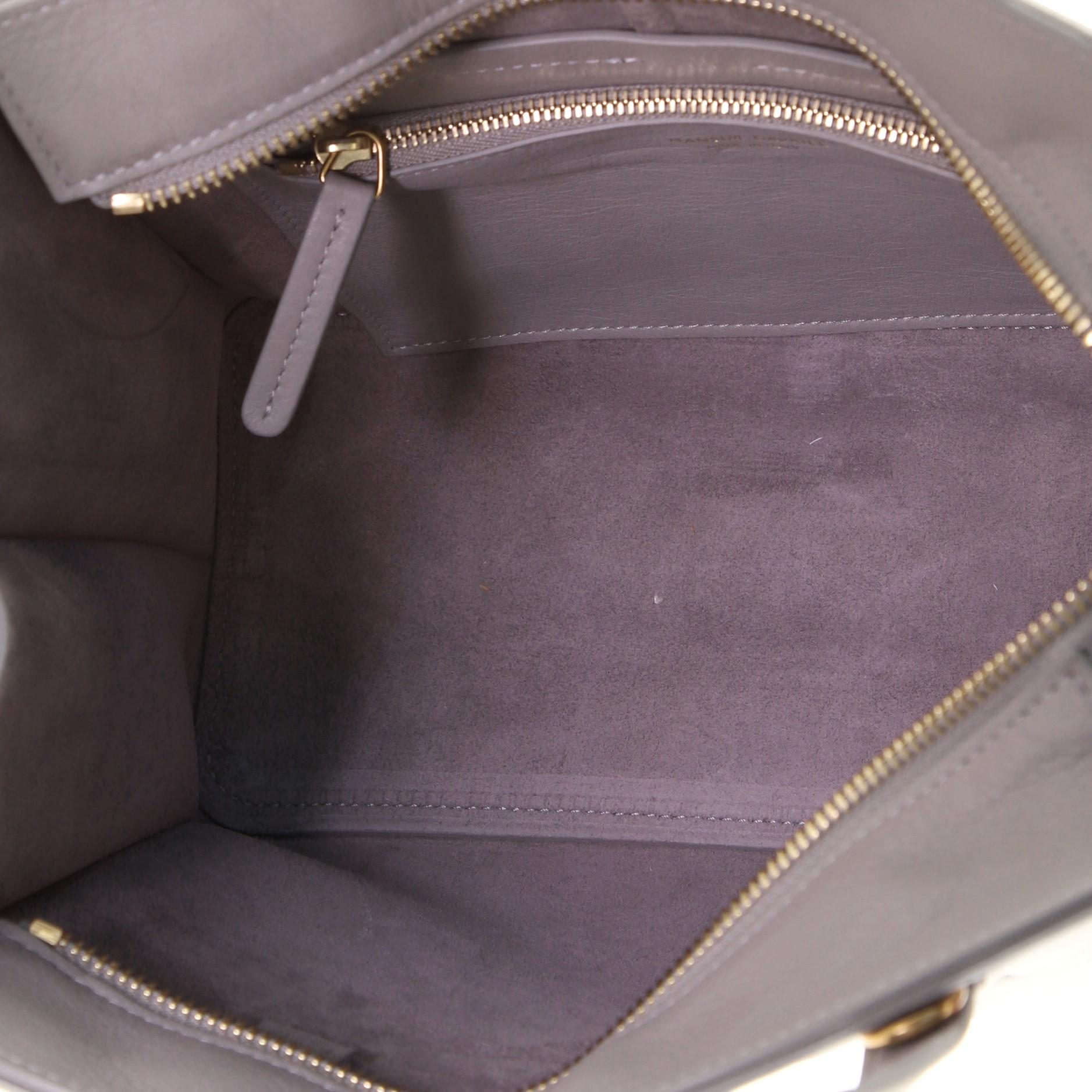 Mansur Gavriel Multitude Tragetasche aus Leder mit Reißverschluss Mini 1