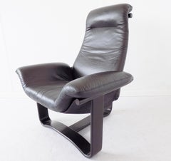 Manta Chair by Ingmar Relling for Westnofa, Black Leather, Scandinavian modern