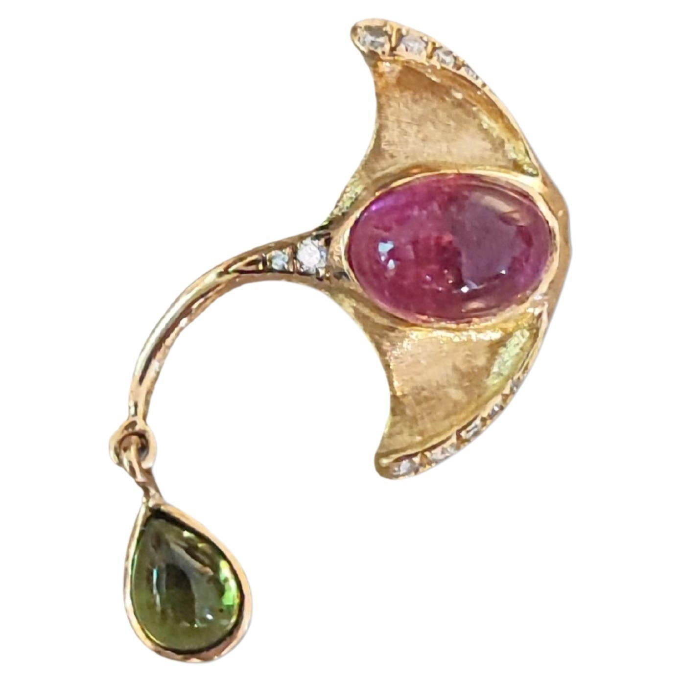 Pendentif Manta Or jaune 750 kt en vente