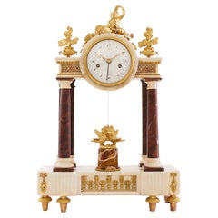 Antique Mantel Clock 18th Century Louis XV