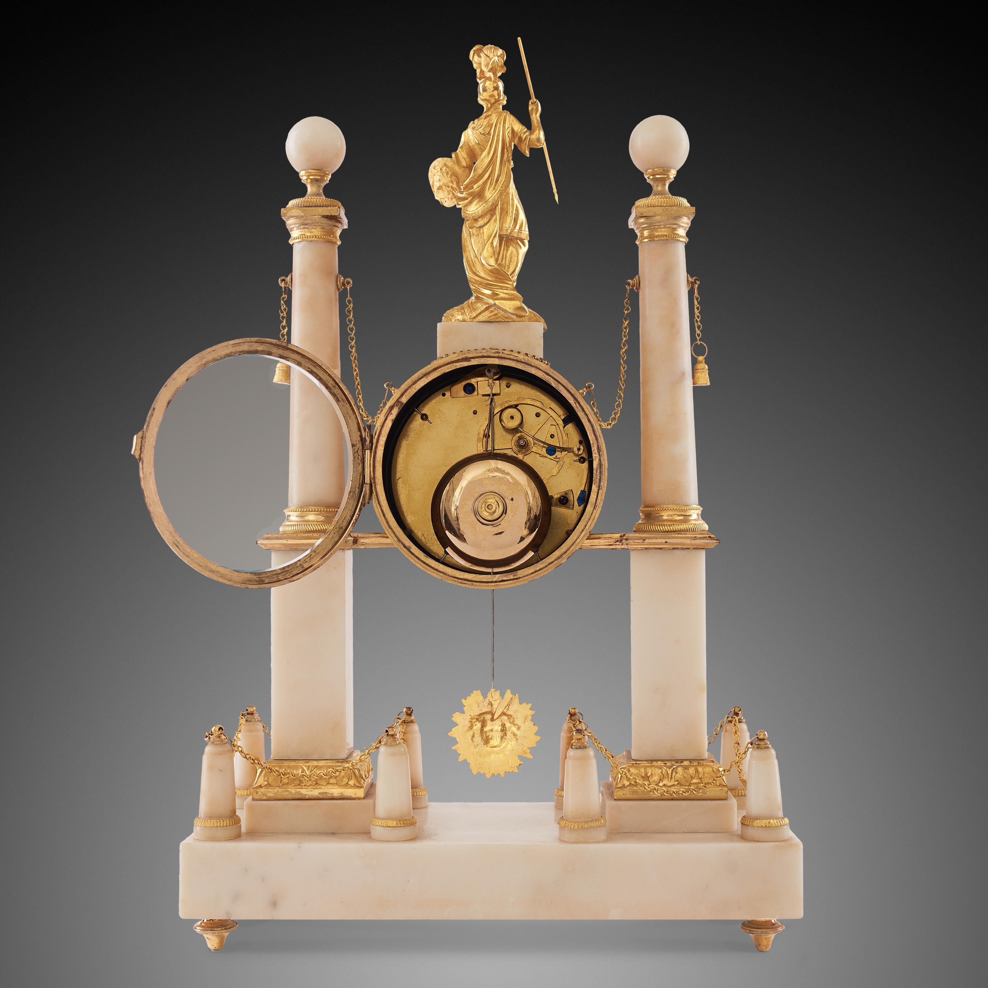 Mantel Clock 18th Century Louis XV Period by Gavelle Le Paris In Excellent Condition For Sale In Warsaw, PL