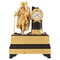 Antique Mantel Clock 18th Century Louis XV Period by Kinable À Paris