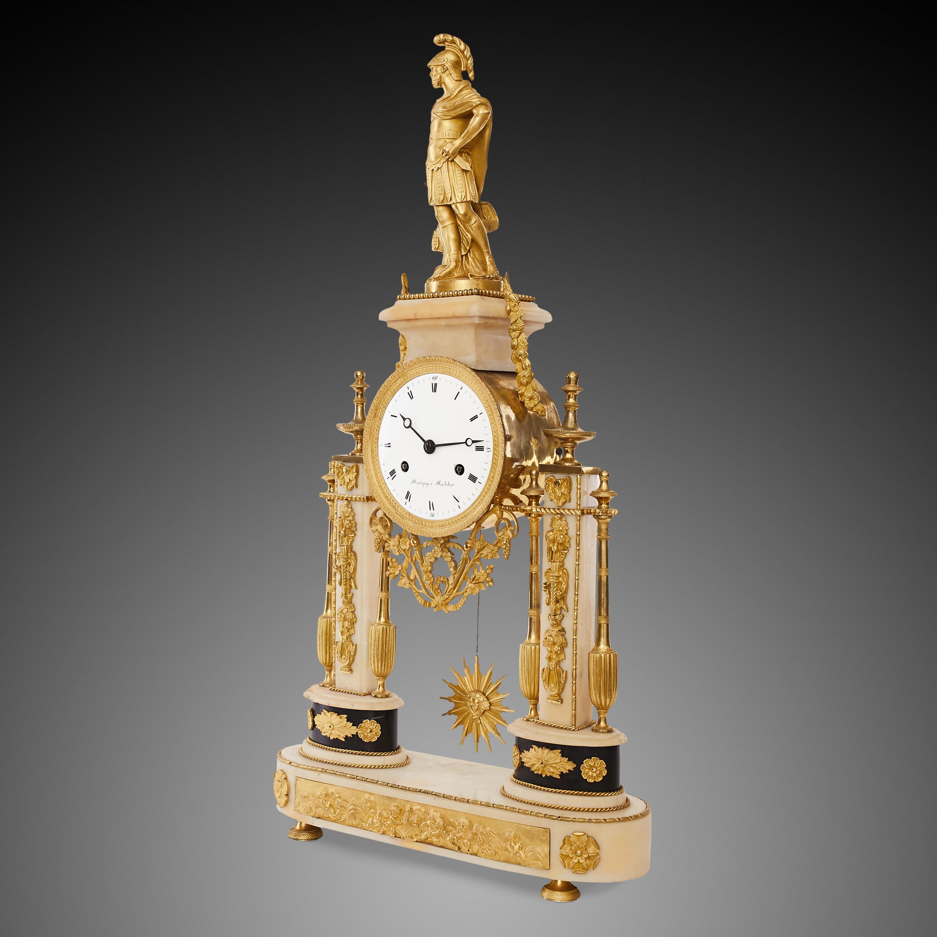 Louis XVI portico clock
Pendulum called 