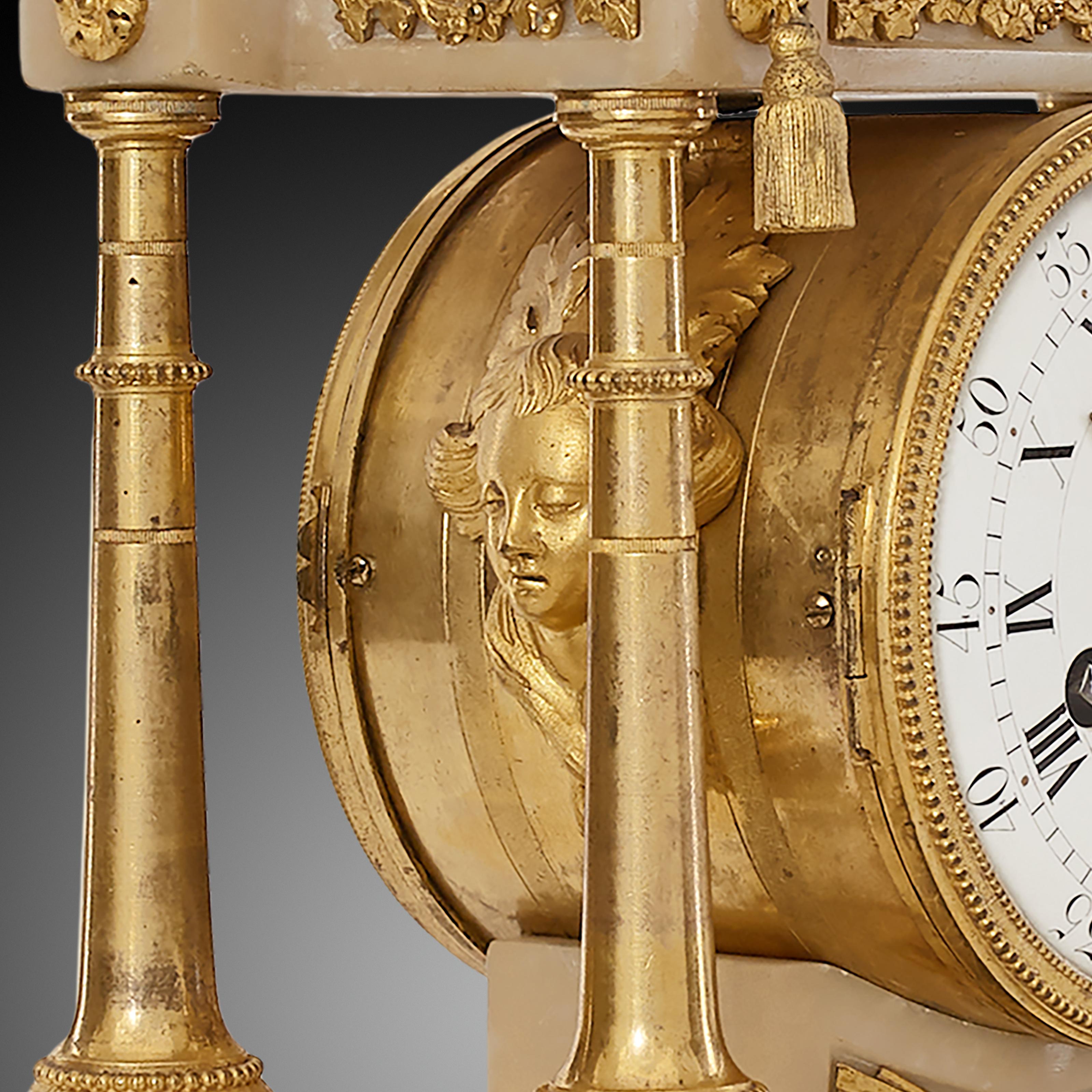 Mantel Clock 18th Century Louis XV Period by Pochon À Paris 2