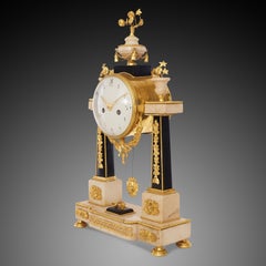 Orologio da camino del 18° secolo, periodo Luigi XV