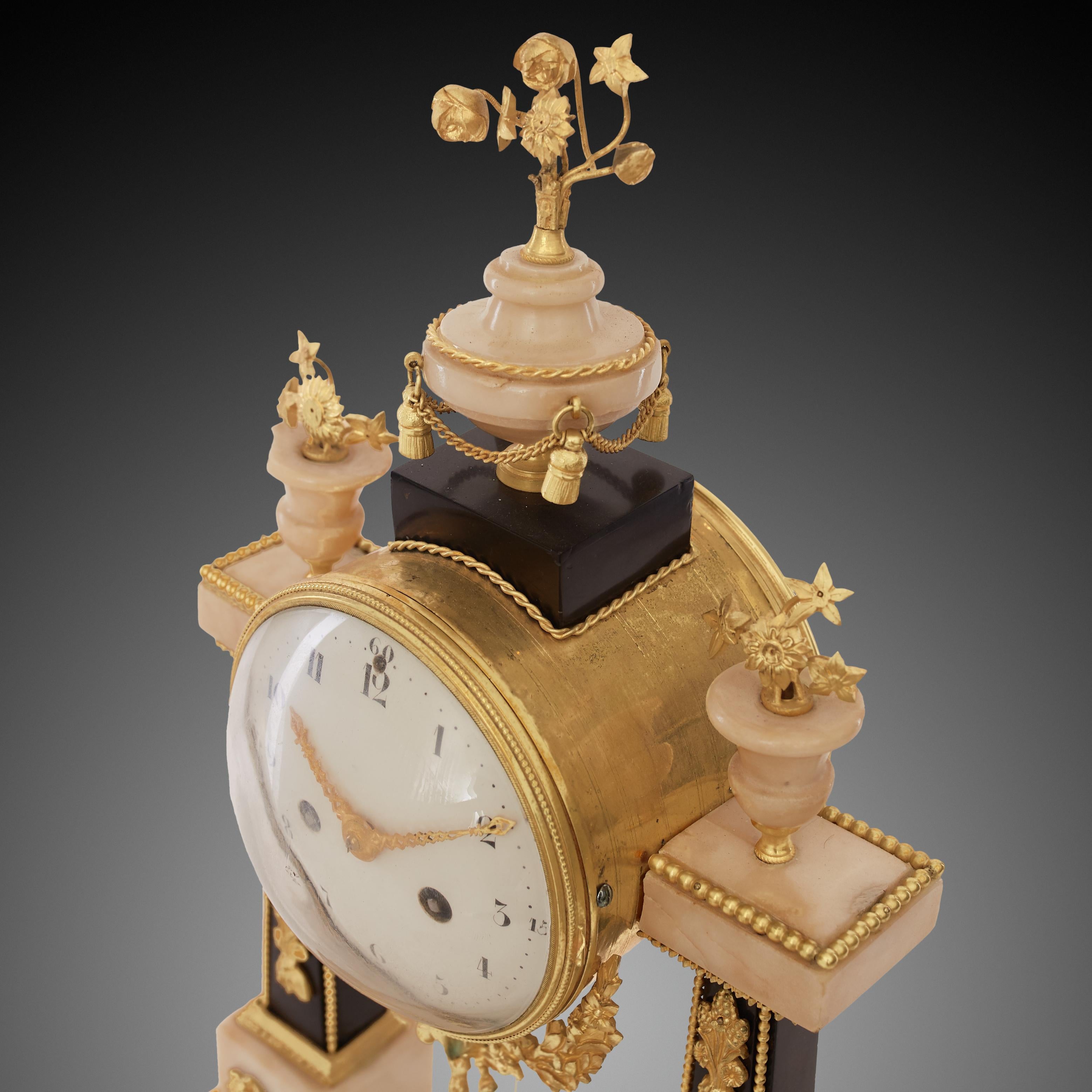 Mantel Clock 18th Century Louis XV Period For Sale 1