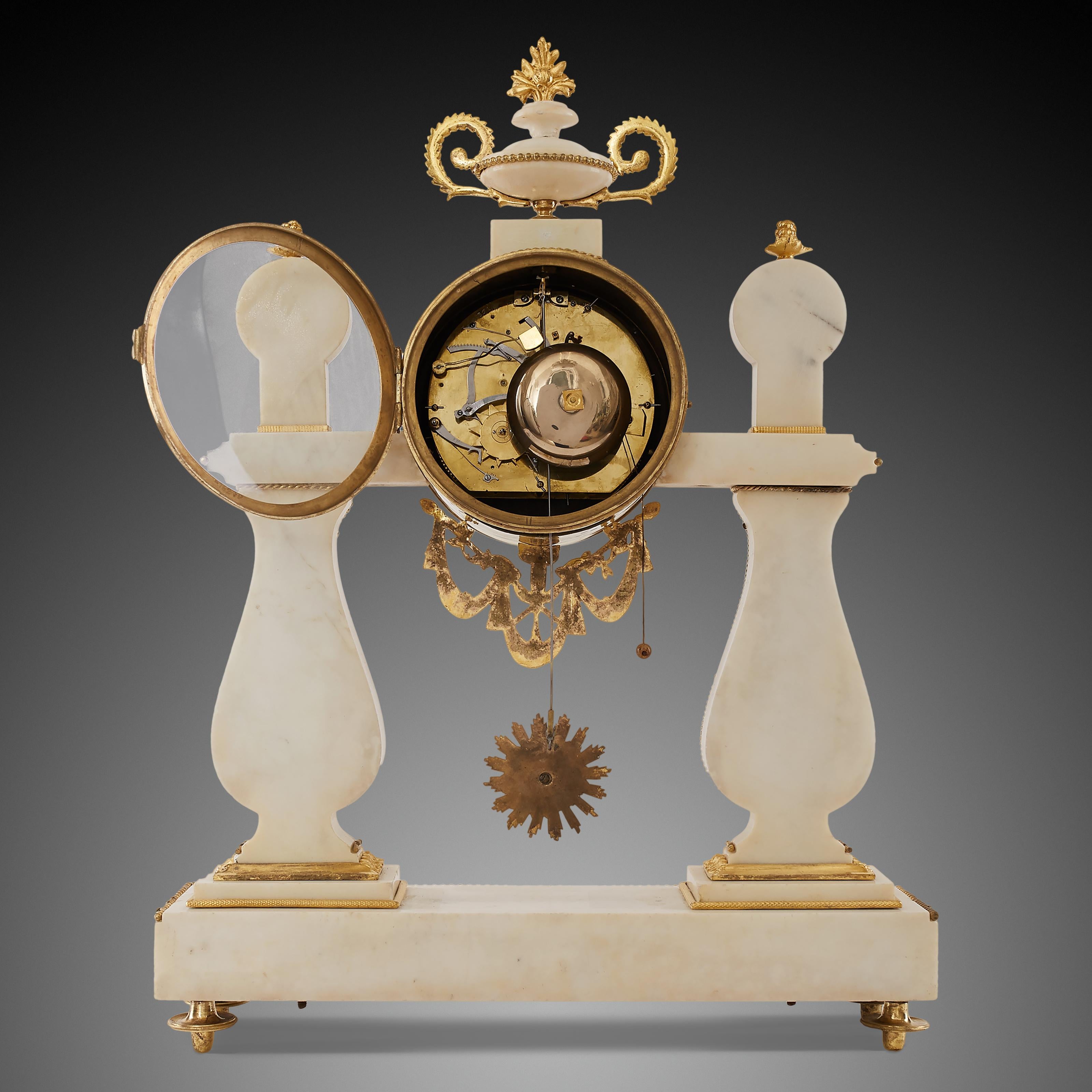 Mantel Clock 18th Century, Louis XV Period For Sale 4