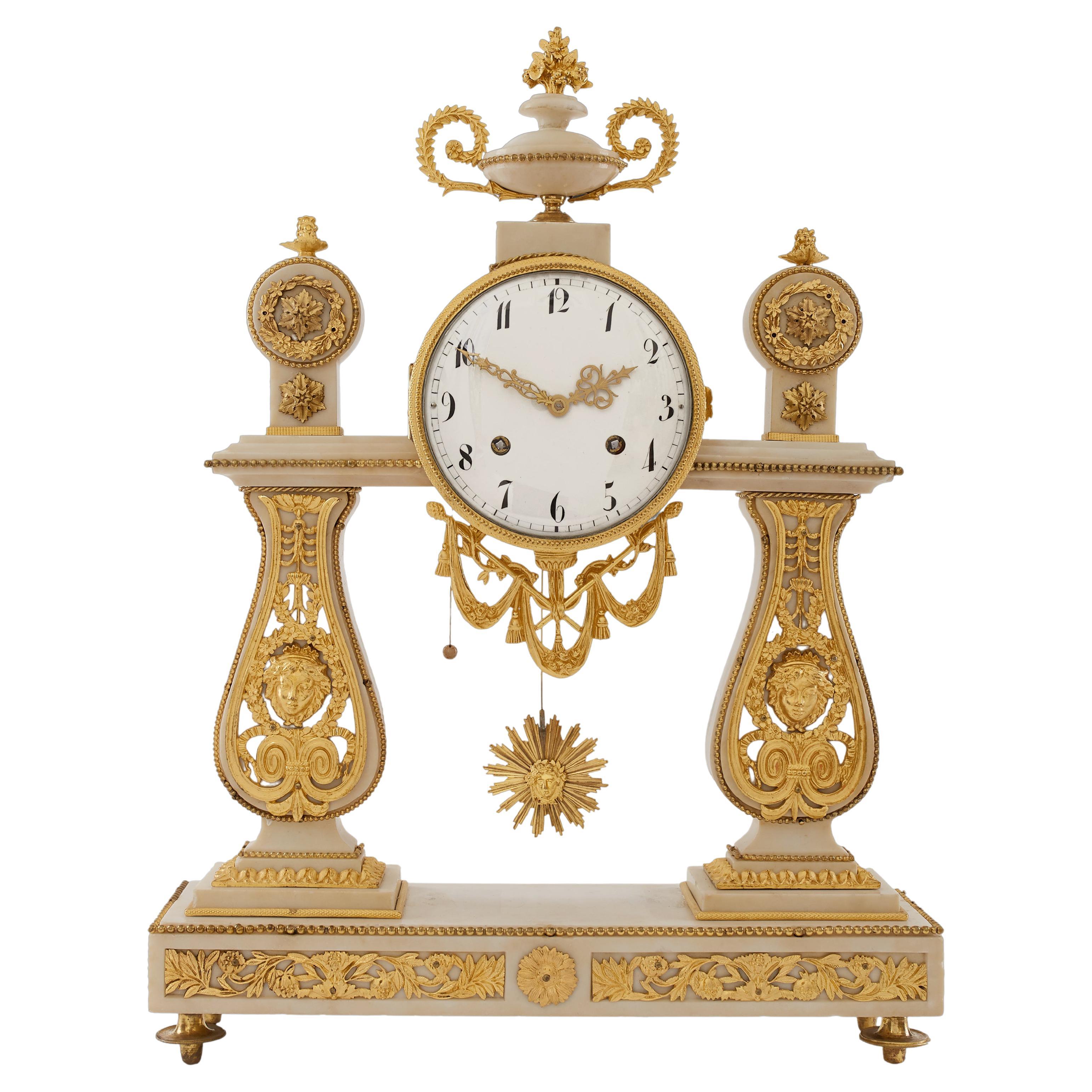 Mantel Clock 18th Century, Louis XV Period For Sale