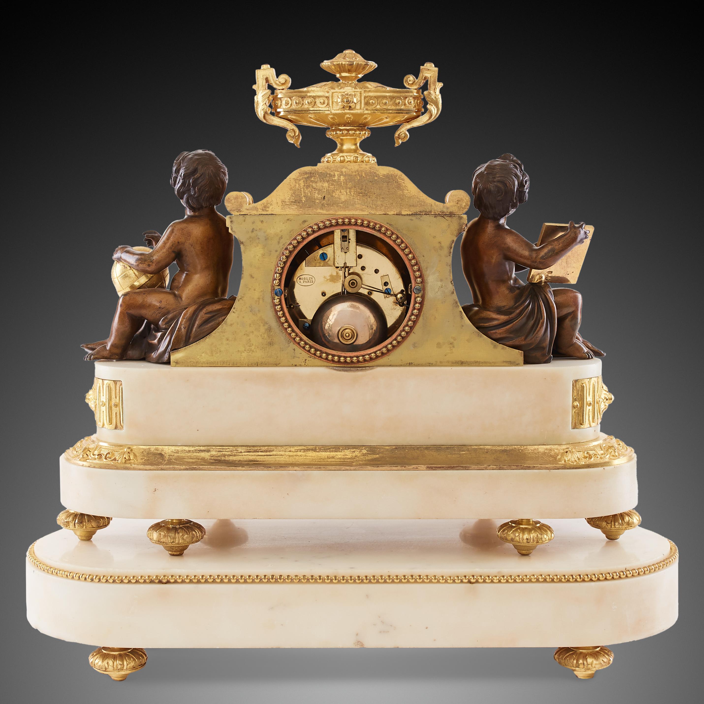 Mantel Clock 18th Century Louis XVI In Excellent Condition In Warsaw, PL