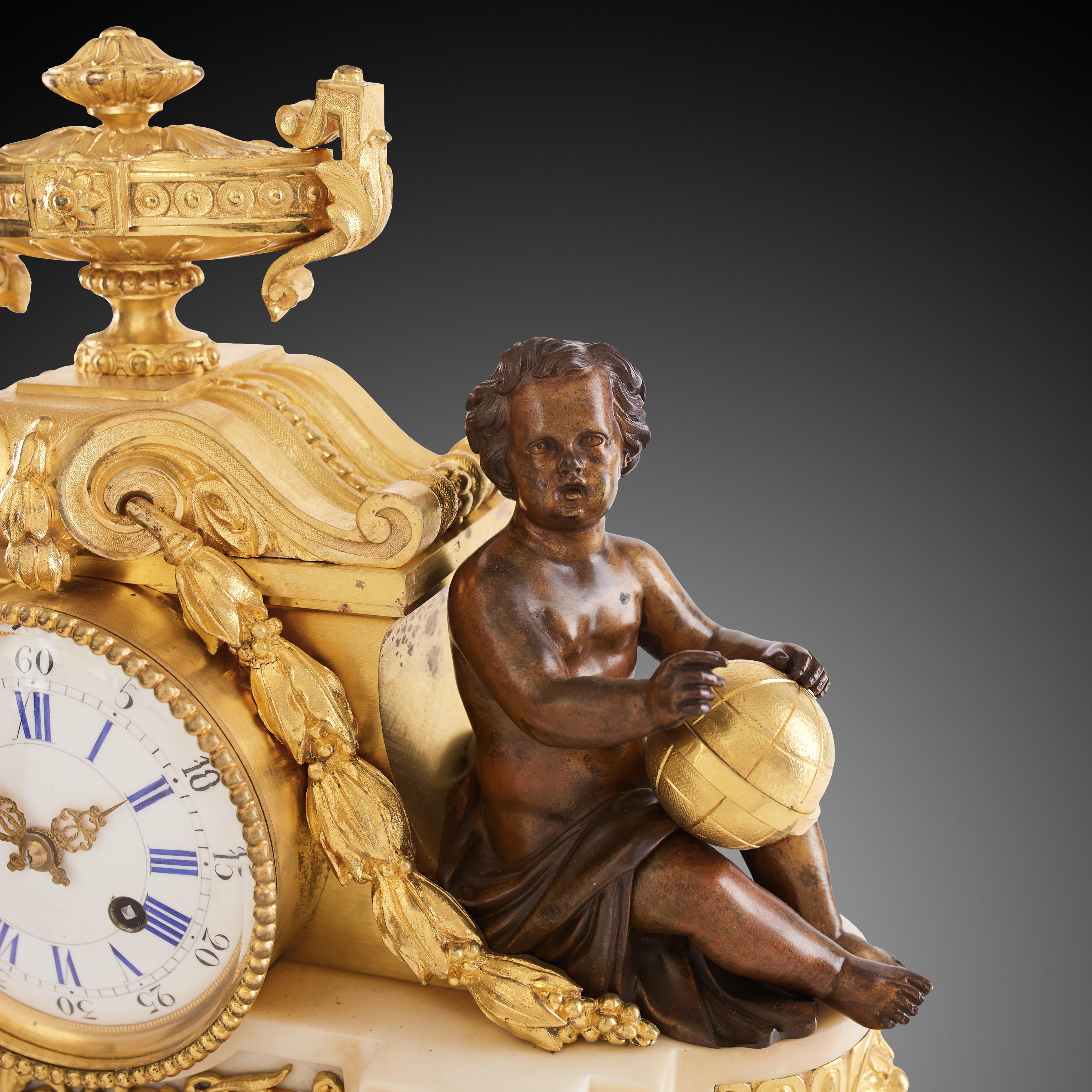 Mantel Clock 18th Century Louis XVI 1