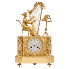 Mantel Clock 19th Century Empire