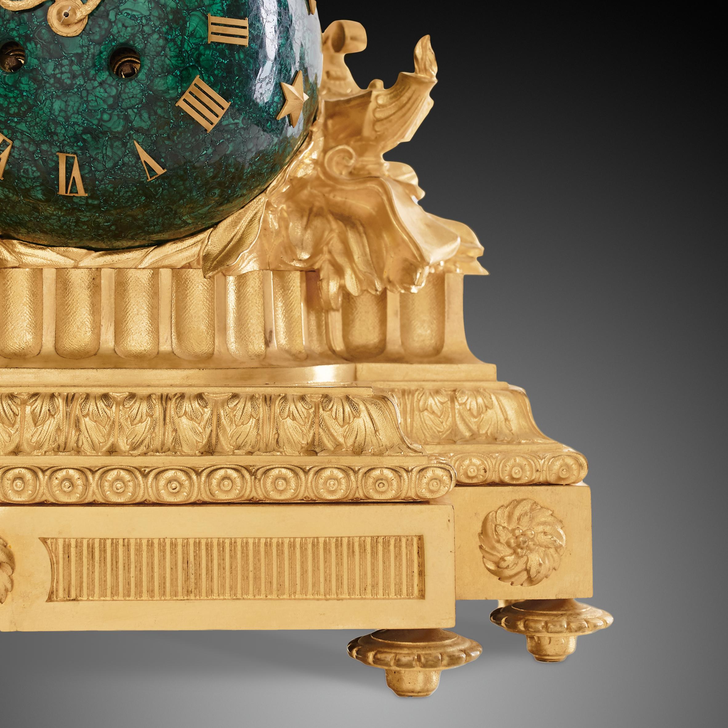 Mantel Clock 19th Century Louis Philippe Charles X 2