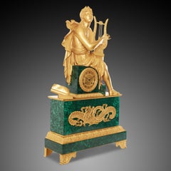 Mantel Clock 19th Century, Louis Philippe Charles X Style