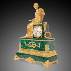 Pendule de cheminée 19ème siècle, style Louis Philippe Charles X