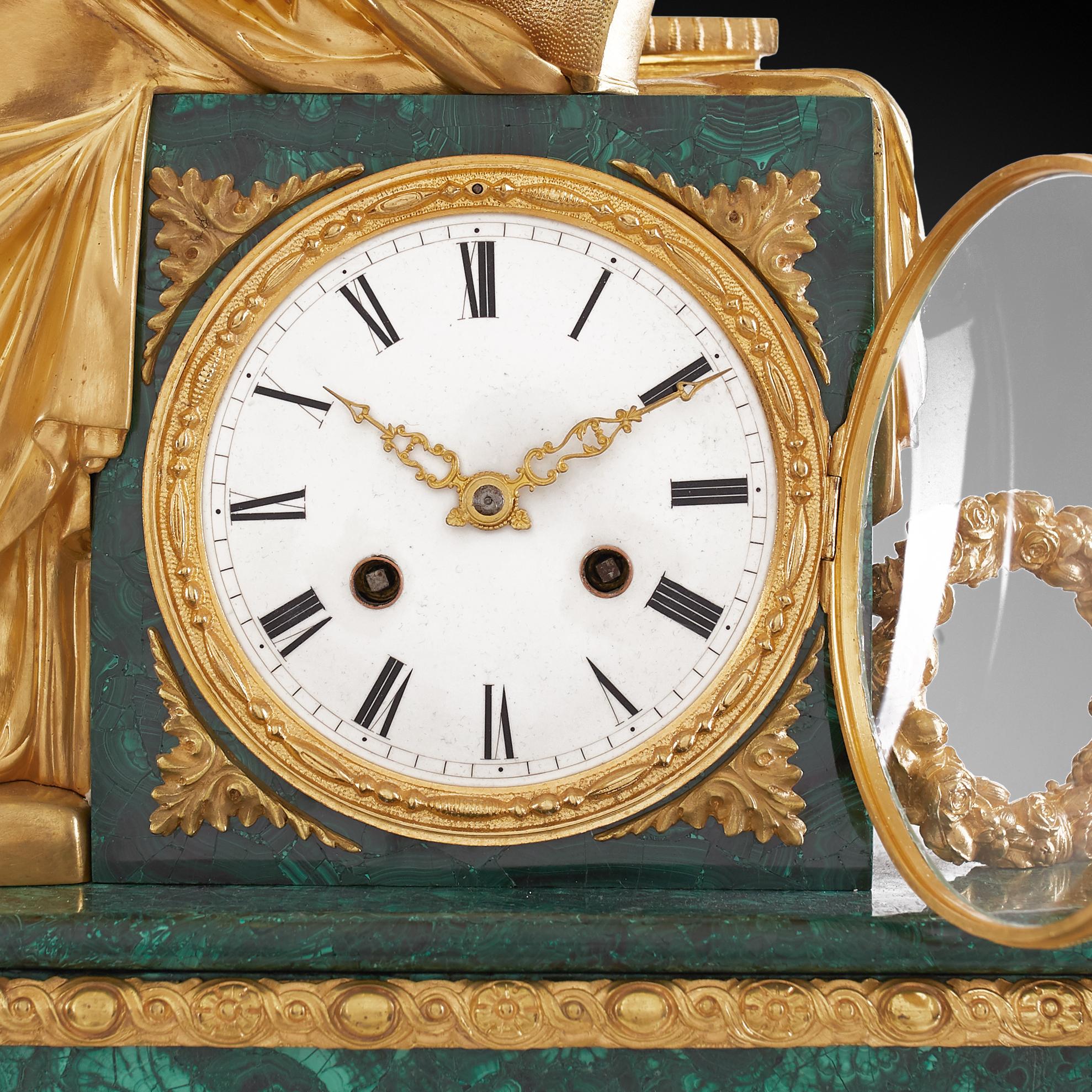 Mantel Clock 19th Century, Louis Philippe Charles X Style For Sale 1