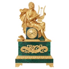 Mantel Clock 19th Century, Louis Philippe Charles X Style
