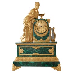 Mantel clock 19th Century, Louis Philippe Charles X styl.