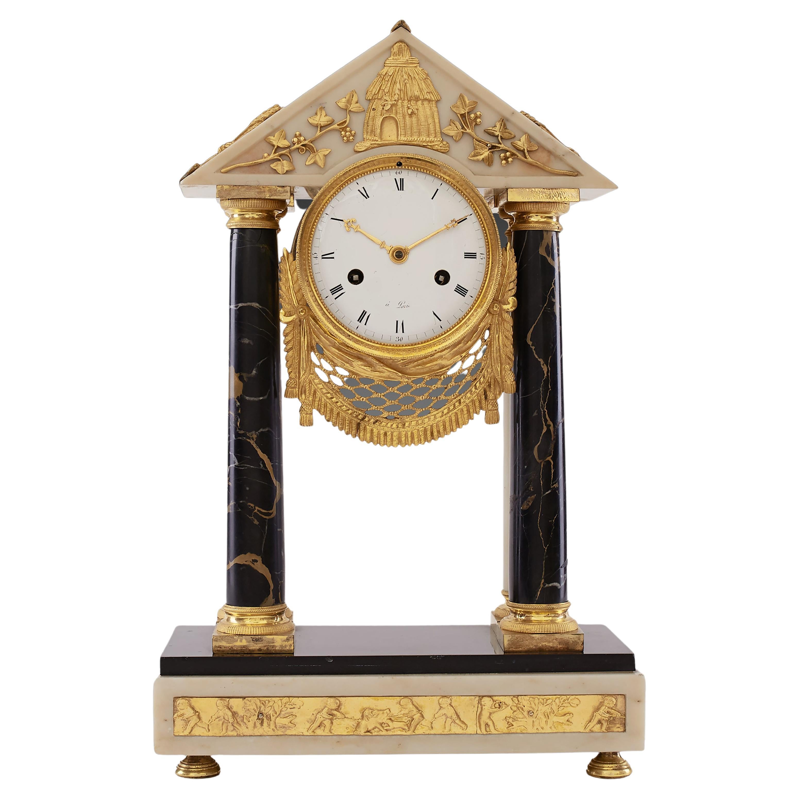 Mantel Clock 19th Century Louis XV Period