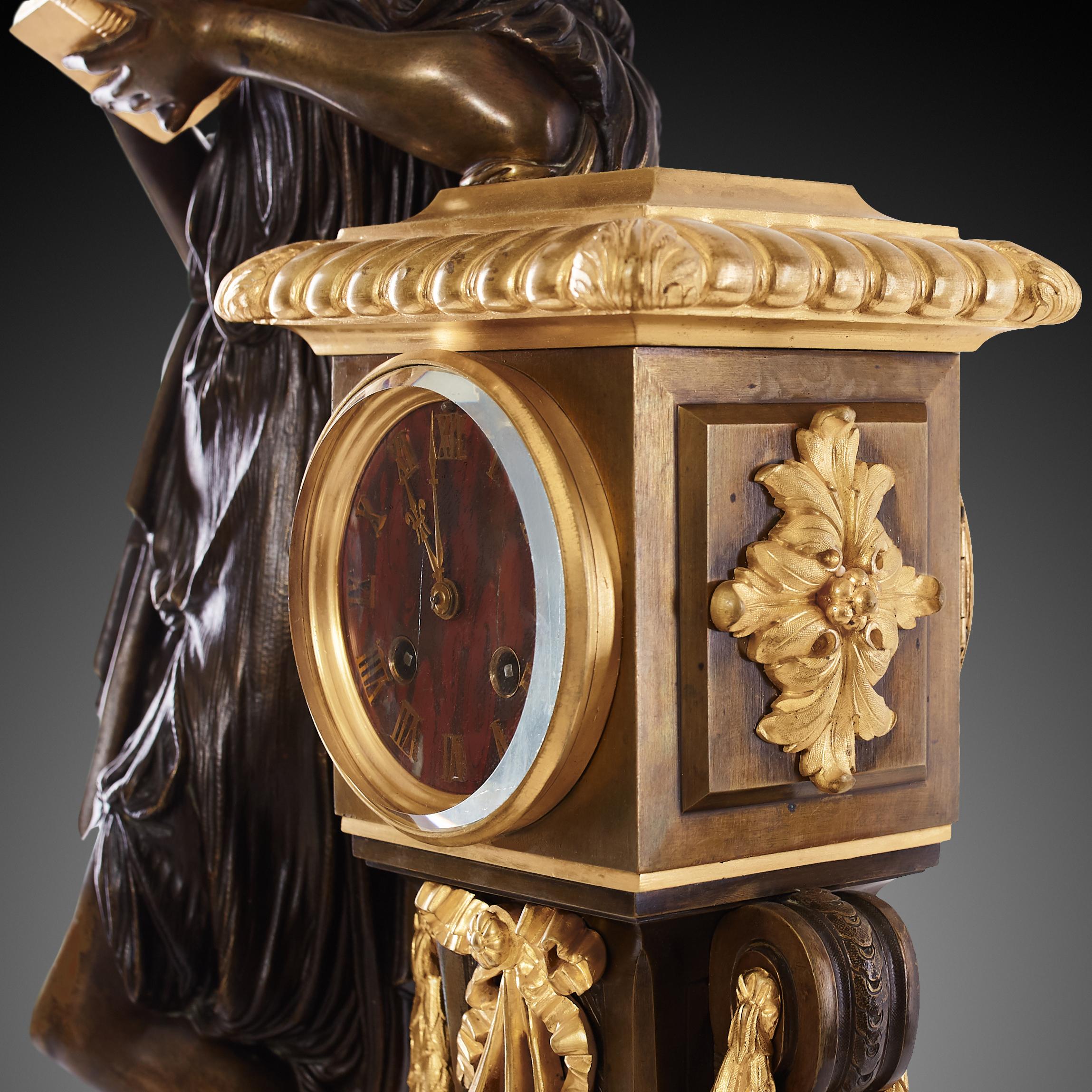 Mantel Clock 19th Century Napoleon III 5